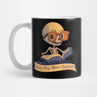 Just One More Chapter Skeleton Mug